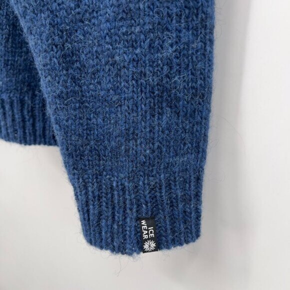 Icewear Elis Icelandic Wool Unisex Zip Cardigan Sweater – Blue/Gray  Mens Small - Picture 5 of 10